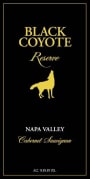 Black Coyote Wines Reserve Cabernet Sauvignon 2008 Front Label