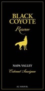 Black Coyote Wines Reserve Cabernet Sauvignon 2012 Front Label