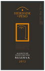 Herdade do Peso Reserva 2012 Front Label