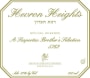 Hevron Heights Winery  A Lasportas Brother's Selection Special Reserve 2009 Front Label