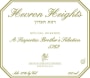 Hevron Heights Winery  A Lasportas Brother's Selection Special Reserve 2007 Front Label