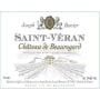 Burrier Chateau de Beauregard Saint-Veran 2014 Front Label