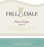 Hill & Dale Wines Pinot Grigio 2013 Front Label