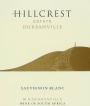 Hillcrest Estate Sauvignon Blanc 2007 Front Label