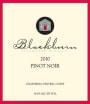 Blackburn Wine Company Co. Pinot Noir 2010 Front Label