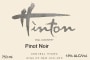 Hinton Estate Vineyard Hill Country Pinot Noir 2010 Front Label