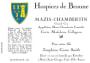 Hospices Civiles de Beaune Mazis-Chambertin Cuvee Madeleine Collignon Grand Cru 2008 Front Label
