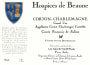 Hospices Civiles de Beaune Corton-Charlemagne Cuvee Francois de Salin Grand Cru 2007 Front Label