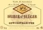 Huber & Bleger Gewurztraminer 2009 Front Label