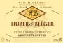 Huber & Bleger Vendanges Tardives Gewurztraminer 2007 Front Label