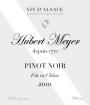 Hubert Meyer Pinot Noir 2010 Front Label