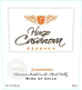 Hugo Casanova Reserva Carmenere 2014 Front Label