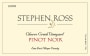 Stephen Ross Chorro Creek Vineyard Pinot Noir 2008  Front Label