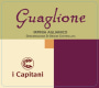 I Capitani Irpinia Guaglione Aglianico 2013 Front Label