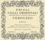 I Clivi Colli Orientali del Friuli Friulano Verduzzo 2011 Front Label