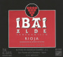 Ibai Alde Crianza Tempranillo 2009 Front Label