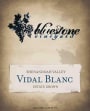 Bluestone Vineyard Estate Grown Vidal Blanc 2015 Front Label