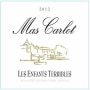 Mas Carlot Costieres de Nimes Rouge Les Enfants Terribles 2012 Front Label