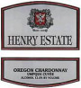 Henry Estate Umqua Cuvee Chardonnay 1997 Front Label