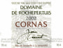 Jean Lionnet Cornas Domaine de Rochepertuis 2002 Front Label