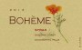 Boheme Wines Occidental Hills Syrah 2012 Front Label