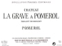 Jean Pierre Moueix Vins Pomerol Chateau La Grave Trignant de Boisset 2012 Front Label