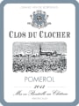 Jean-Baptiste Audy Pomerol Clos du Clocher 2012 Front Label