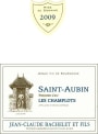 Jean-Claude Bachelet Saint-Aubin Les Champlots Premier Cru 2009 Front Label