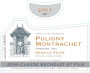Jean-Claude Bachelet Puligny Montrachet Sous le Puits Premier Cru 2011 Front Label