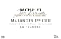 Jean-Francois Bachelet Maranges La Fussiere Premier CRU 2013 Front Label