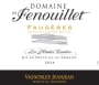 Jeanjean Faugeres Domaine de Fenouillet Les Hautes Combes Blanc 2014 Front Label