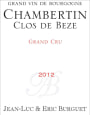 Jean-Luc & Eric Burguet Chambertin Clos de Beze Grand Cru 2012 Front Label