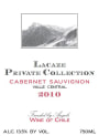 Jean-Pascal Lacaze Private Collection Cabernet Sauvignon 2010 Front Label