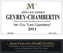 Jean-Philippe Marchand Gevrey-Chambertin Les Cazetiers Premier Cru Vieilles Vignes 2011 Front Label