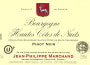 Jean-Philippe Marchand Bourgogne Hautes Cotes de Nuits Pinot Noir 2001 Front Label