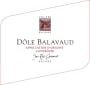 Jean-Rene Germanier Balavaud Dole Balavaud 2015 Front Label