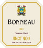 Bonneau Wines Sangiacomo Vineyards Pinot Noir 2011 Front Label
