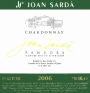 Joan Sarda Chardonnay 2006 Front Label