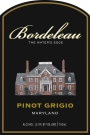 Bordeleau Vineyards & Winery Pinot Grigio 2012 Front Label