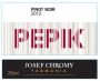 Josef Chromy Cellars Pepik Pinot Noir 2012 Front Label