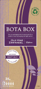 Bota Box Old Vine Zinfandel 2013 Front Label
