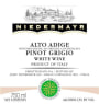 Niedermayr Sudtirol Alto Adige Pinot Grigio Rulander 2009 Front Label