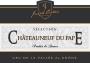 Joseph Castan Chateauneuf-du-Pape Selection 2015 Front Label