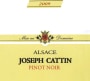 Joseph Cattin Pinot Noir 2009 Front Label