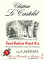 Joseph Janoueix Saint-Emilion Chateau Le Castelot Grand Cru 2013 Front Label