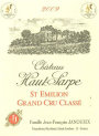 Joseph Janoueix St Emilion Chateau Haut Sarpe Grand Cru 2009 Front Label
