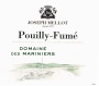 Joseph Mellot Pouilly-Fume Domaine des Mariniers 2014 Front Label