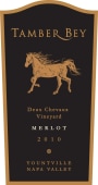 Tamber Bey Deux Chevaux Vineyard Merlot 2010  Front Label