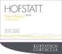 Kurtatsch Hofstatt Weissburgunder Pinot bianco 2014 Front Label