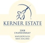 Kerner Estate Wines Marlborough Chardonnay 2008 Front Label
